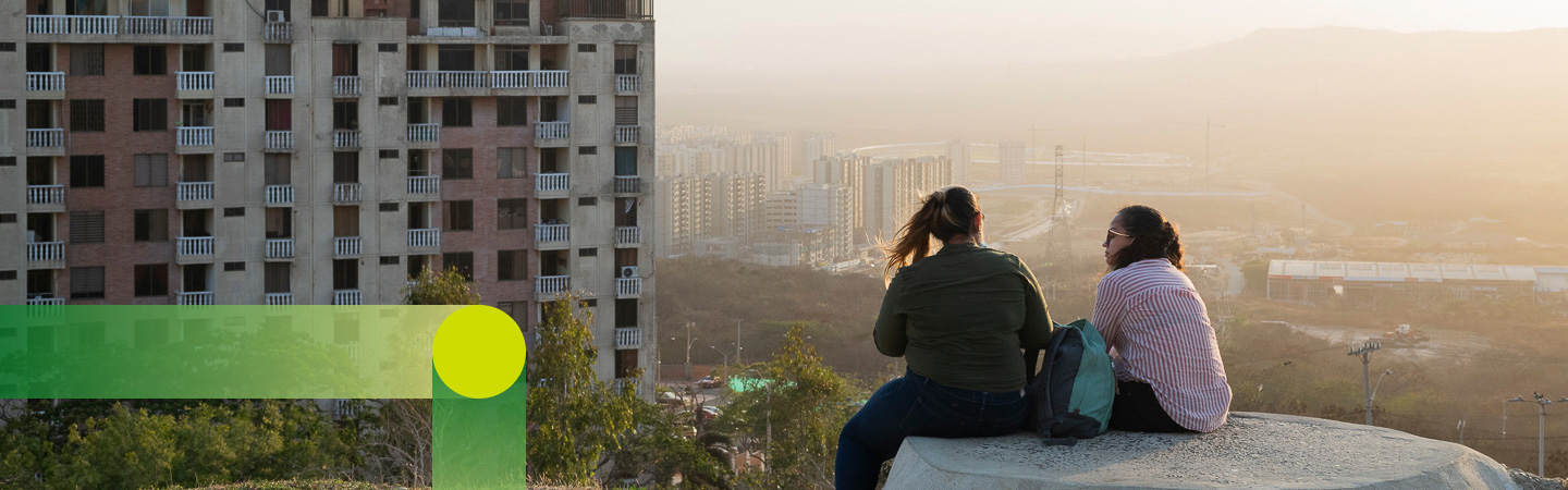 Ein Blick auf Barranquilla, die wichtigste Hafenstadt Kolumbiens an der Karibikküste